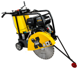 Przecinarka jezdna spalinowa Rino XCUT-500P PRO-X (500 mm), głębokość cięcia 190 mm (+ tarcza do betonu)
