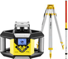 Niwelator laserowy Nivel System NL340R DIGITAL (+ statyw SJJ1, łata LS-24), wiązka czerwona, zasięg 500 m