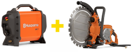 Handheld electric cutter Husqvarna K 7000 Ring 370 mm + PP 7 generator