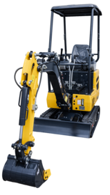 Rino XR10 PRO X, KOOP 192 1000 kg crawler mini excavator