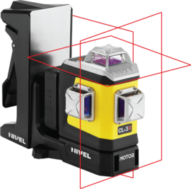 Motorized 3D line laser Nivel System CLx3R MOTOR with red beam