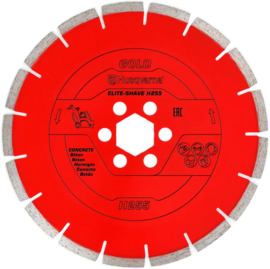 Husqvarna Elite-Shave H V2 255mm Diamond Blade for Smoothing and Grooving Concrete