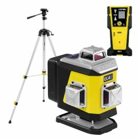 Multi-purpose cross laser Nivel System CL4V LCD (+ tripod SJJ-M1 EX and laser sensor CLS-5)