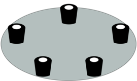 Disc for Kreber K-436 trowel (980 mm)