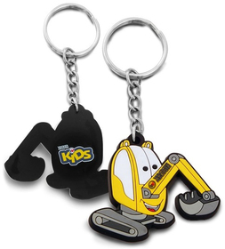 Crawler excavator key ring for kids Wacker Neuson