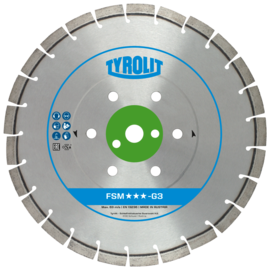 Diamond blade Tyrolit Premium FSM-G3 300 x 3,9 mm, 35/25,4 mm