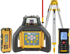 Laser level Nivel System NL500 DIGITAL (+ tripod, + laser stave, + HDM-5 distance meter)