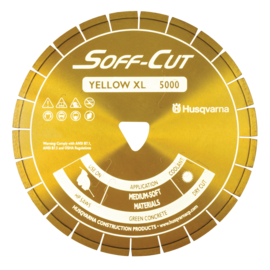 Diamond blade for Husqvarna XL6-5000 Soff-Cut power cutters