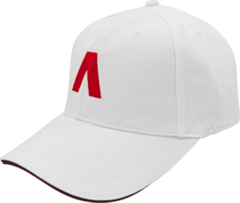 White baseball cap Ammann