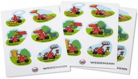 Set of stickers Wacker Nauson „Willy Weidemann”