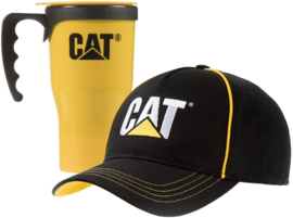 Caterpillar fan set cap and mug