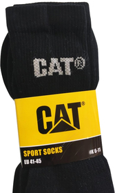 Sport socks Caterpillar black (41-45) (3 par)