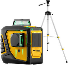 Multi-purpose cross laser Nivel System CL2D-G (+ tripod)