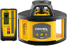 Niwelator laserowy Nivel System NL500R DIGITAL, wiązka czerwona, zasięg 500 m