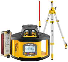 Laser level Nivel System NL540 (+ cranked tripod + laser stave + LS-B1110 laser sensor)
