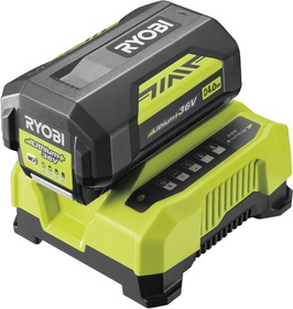 Battery 4 Ah and charger Ryobi RY36BC60A-140