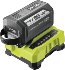 Battery 6 Ah and charger Ryobi RY36BC60A-160