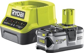 Battery 4 Ah and charger Ryobi RC18120-140