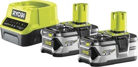 Batteries 4 Ah and charger Ryobi RC18120-240