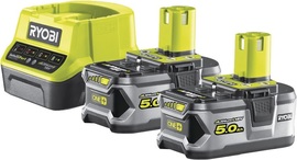 Batteries 5 Ah and charger Ryobi RC18120-250