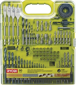 Accessories kit Ryobi RAKDD90 (90 pieces)