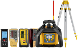 Laser level Nivel System NL600 Digital (+ tripod + laser stave + distance meter + laser sensors + LS-B10)