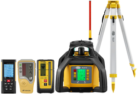 Laser level Nivel System NL610 Digital (+ tripod + laser stave + distance meter + laser sensors)
