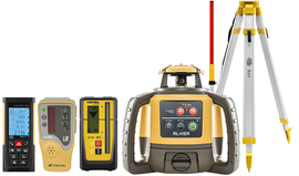 Laser level Topcon RL-H5A Digital (+ tripod + laser stave + distance meter + laser sensors)