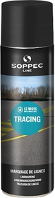 Czarna farba w aerozolu 500 ml do malowania linii Soppec TRACING