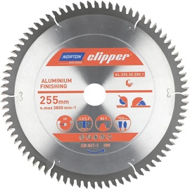 Aluminum cutting disc Norton Clipper 255x3.0/2.2x30 Z80