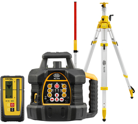 Laser level Nivel System NL400 Digital (+ cranked tripod, + laser stave)