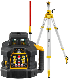 Laser level Nivel System NL400G (+ cranked tripod, + laser stave)