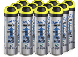 Yellow spray paint Soppec TEMPO TP (12 pcs)