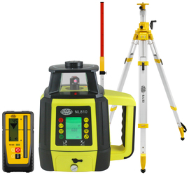 Laser level Nivel System NL810 Digital (+ cranked tripod, + laser stave)