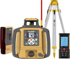 Laser level Topcon RL-SV2S (+ tripod, + laser stave, + distance meter,  + LS-B10 laser sensor)
