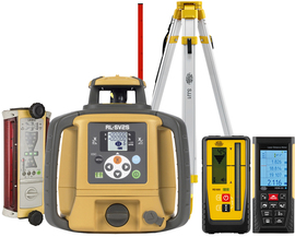 Laser level Topcon RL-SV2S DIGITAL (+ tripod, + laser stave, + distance meter, + LS-B110 laser sensor)