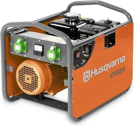 Frequency converters with Husqvarna CFG25 combustion power generator unit