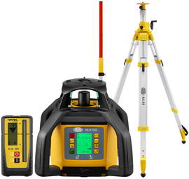 Laser level Nivel System NL610G Digital (+ cranked tripod, + laser stave)