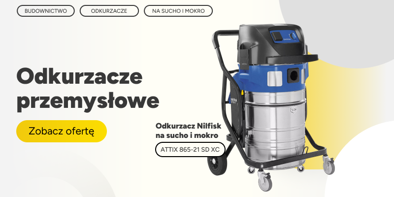 Odkurzacze przemysłowe 