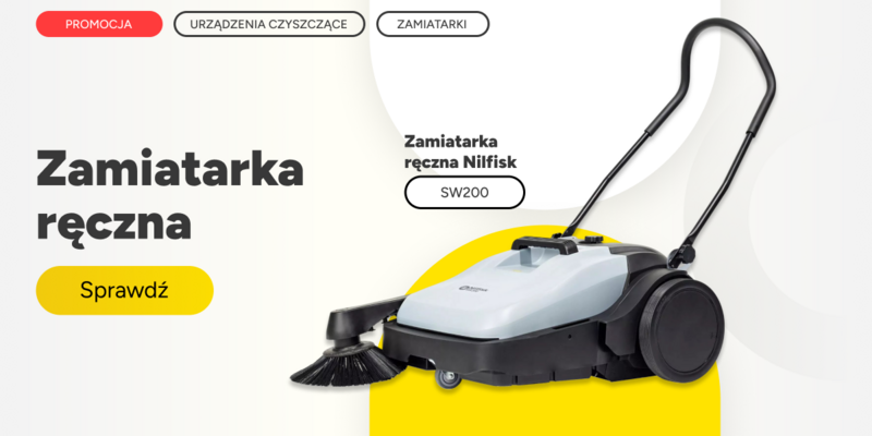 Zamiatarka ręczna Nilfisk 
