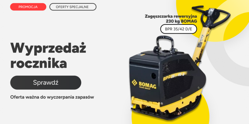 Wyprzedaż rocznika - BOMAG 