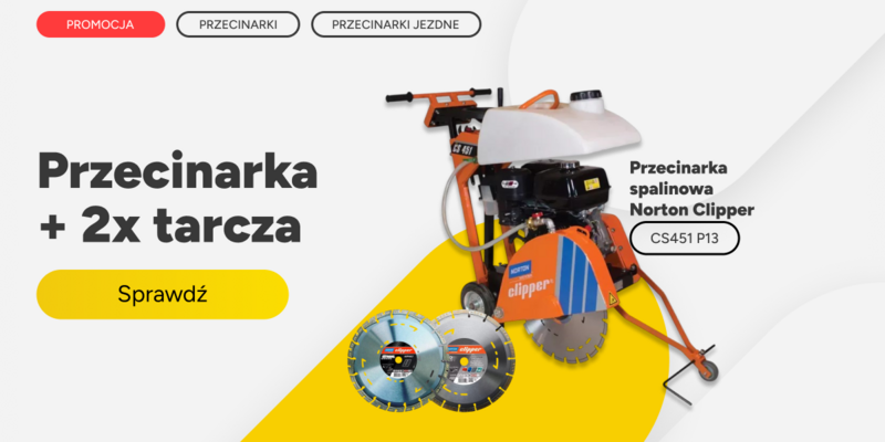 Zestaw przecinarka + 2x Tarcza 