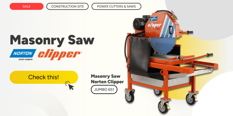 Masonry saw Norton Clipper 