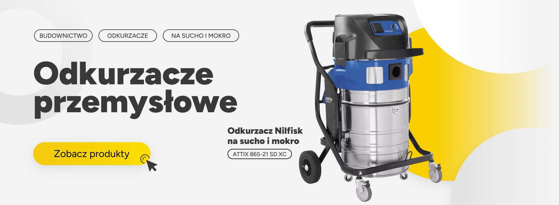 Odkurzacze przemysłowe 