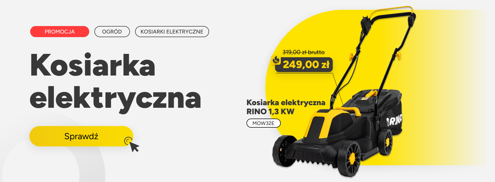 Kosiarka elektryczna 