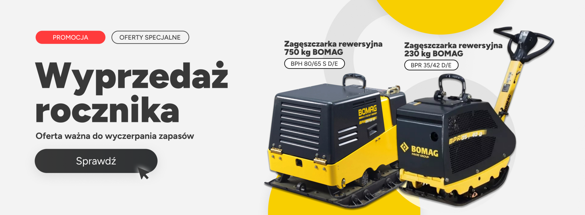 Wyprzedaż rocznika - BOMAG 