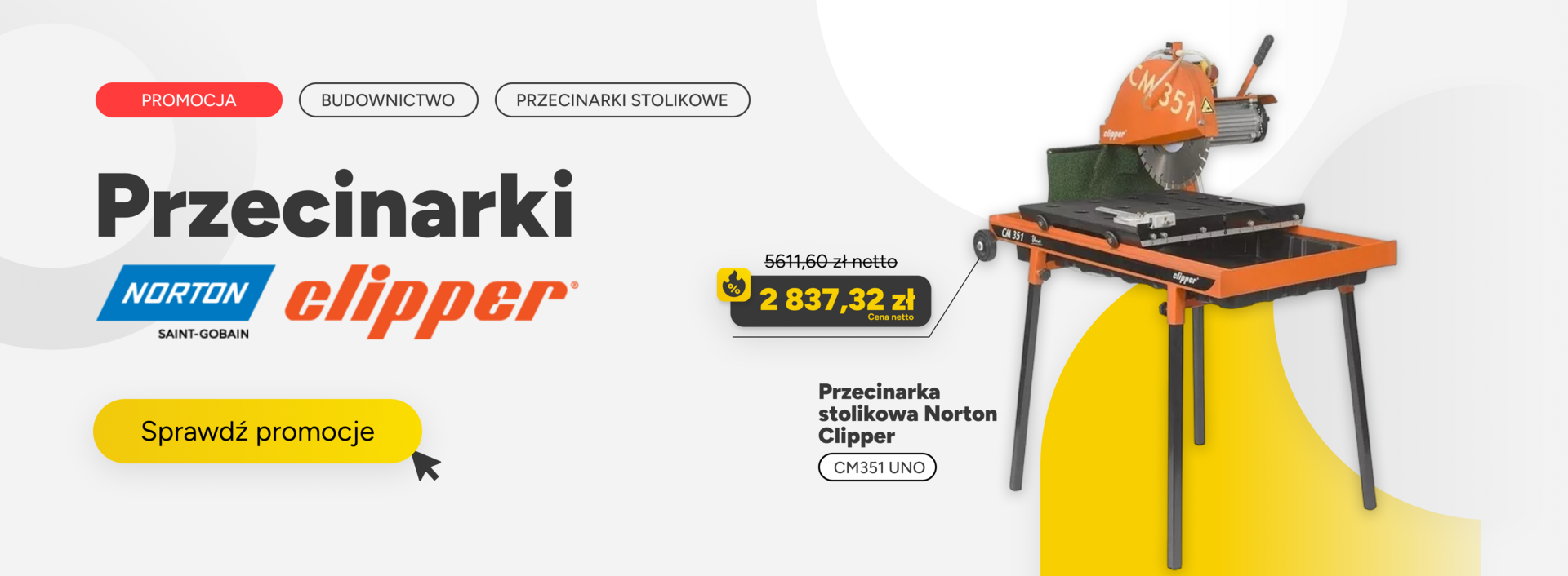 Przecinarki Norton Clipper 