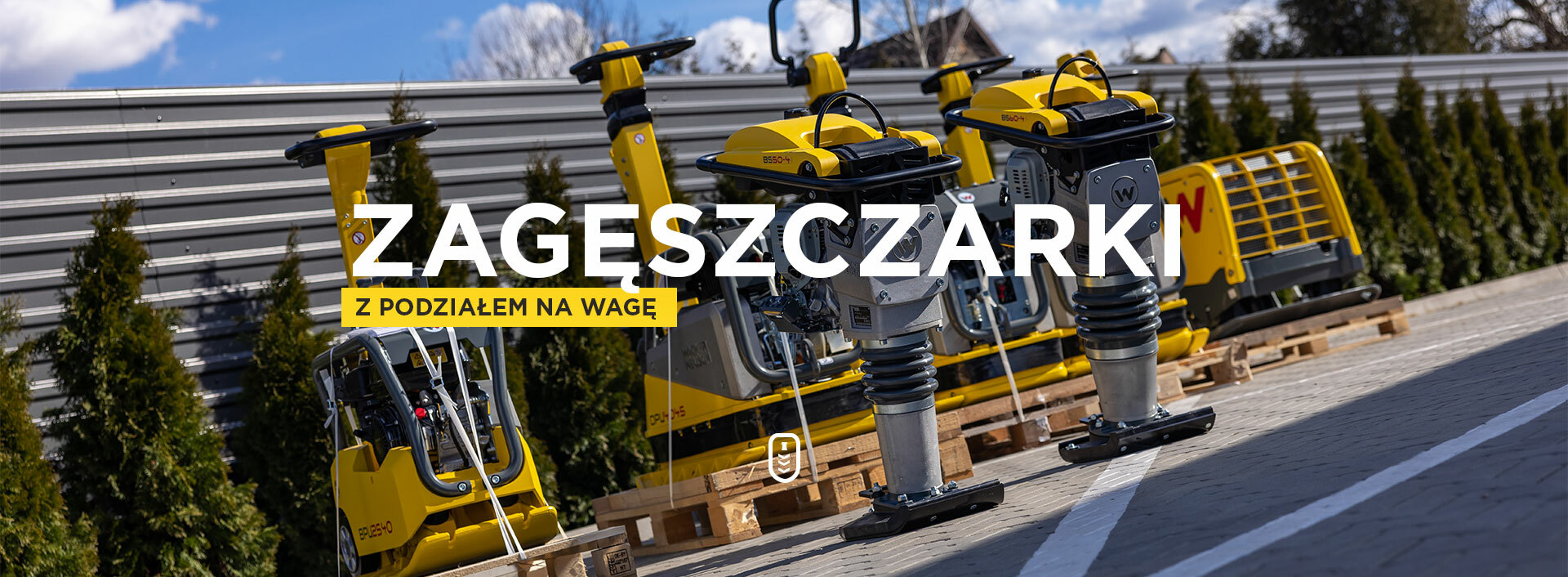 Zagęszczarki z podziałem na wagę