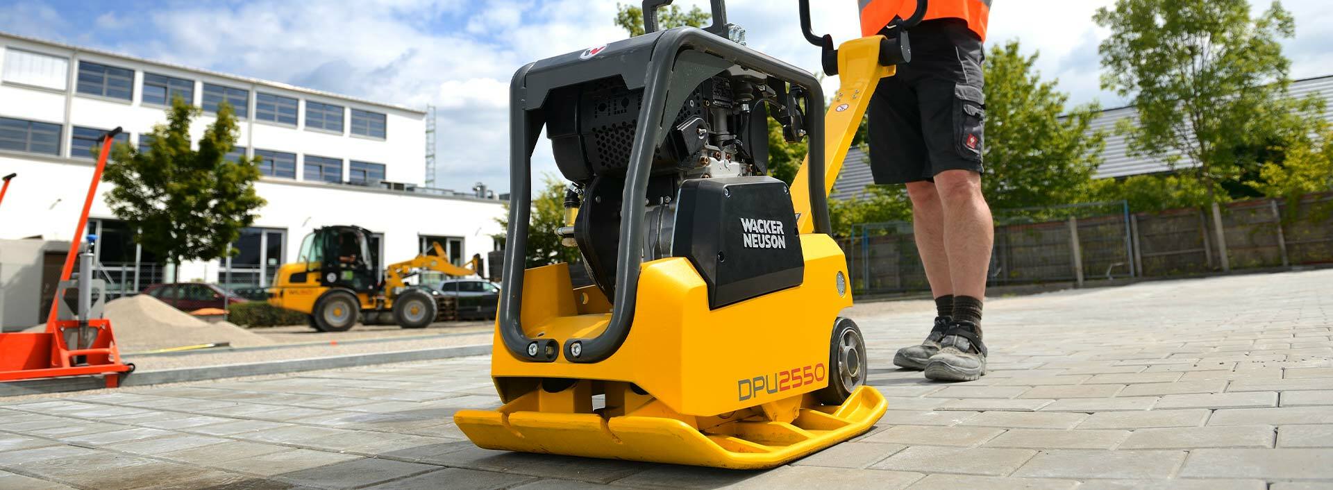 Zagęszczanie - Wacker Neuson  Zagęszczarki stopowe, jednokierunkowe i rewersyjne