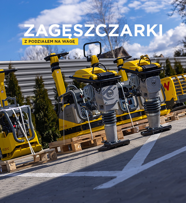 Zagęszczarki z podziałem na wagę